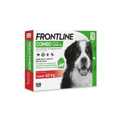 Afbeeldingen van Frontline Combo hond XL >40 kg 6 pipetten