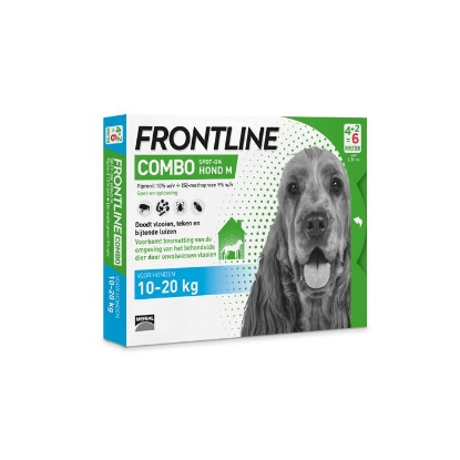 Afbeeldingen van Frontline Combo hond M 10-20 kg 6 pipetten