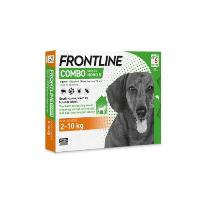 Afbeeldingen van Frontline Combo hond S 2-10 kg 6 pipetten