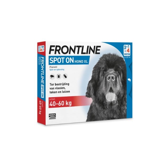 Afbeeldingen van Frontline hond XL >40 kg 4 pipetten