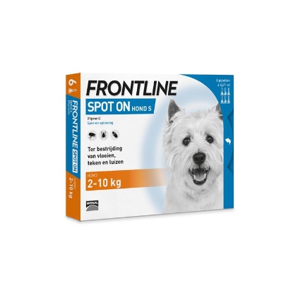 Afbeeldingen van Frontline hond S 2-10 kg 6 pipetten