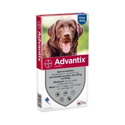Afbeeldingen van Advantix 400/2000 Spot-on > 25 kg 4 pipetten