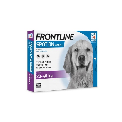 Afbeeldingen van Frontline hond L 20-40 kg 4 pipetten