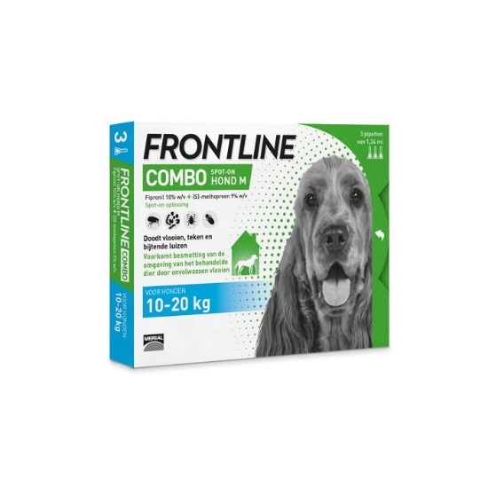 Afbeeldingen van Frontline Combo hond M 10-20 kg 3 pipetten