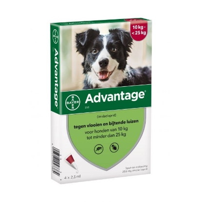 Afbeeldingen van Advantage 250 hond 4 pipetten