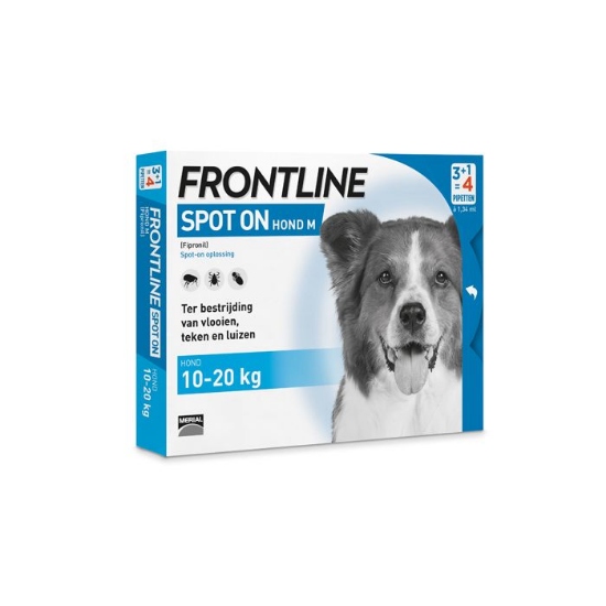 Afbeeldingen van Frontline hond M 10-20 kg 4 pipetten