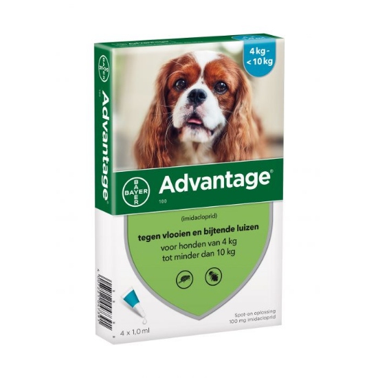 Afbeeldingen van Advantage 100 hond 4 pipetten