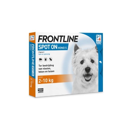 Afbeeldingen van Frontline hond S 2-10 kg 4 pipetten