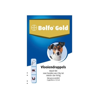 Afbeeldingen van Bolfo Gold Hond 100 >4 kg 2 pipetten