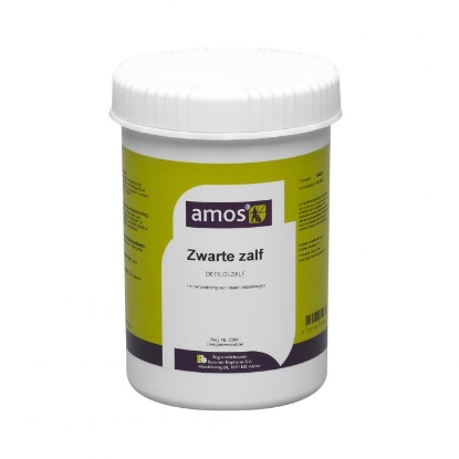 Afbeeldingen van Zwarte zalf Amos 800 gram 800 gr