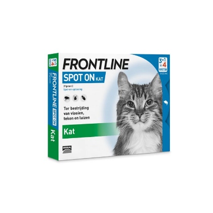Afbeeldingen van Frontline kat 4 pipetten