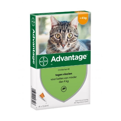 Afbeeldingen van Advantage 40 kat 4 pipetten