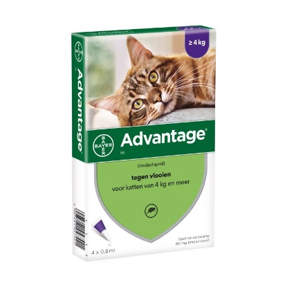 Afbeeldingen van Advantage 80 kat 4 pipetten
