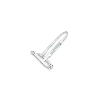 Afbeeldingen van Halster stier nylon met leer verstevigd