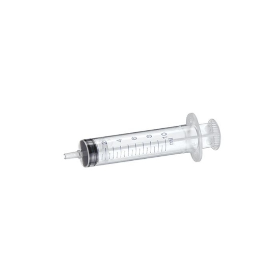 Afbeeldingen van Wegwerpspuit 10 ml luer 3-delig