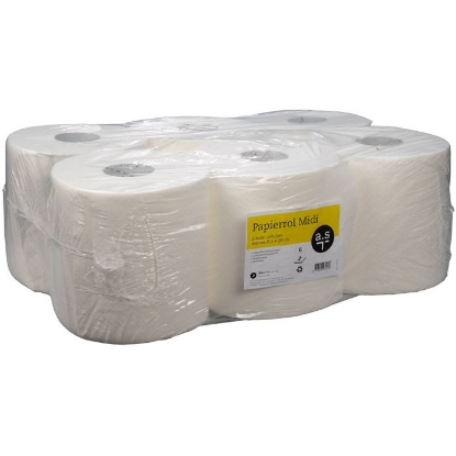 Afbeeldingen van a.s papierrol midi 2-laags 6 rol