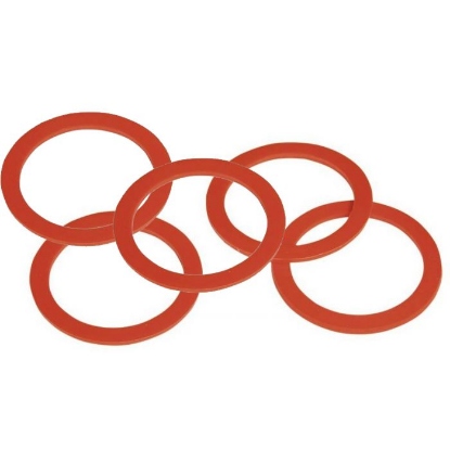 Afbeeldingen van Speenemmer afdichtring Hiko rood 2,5 mm 5 stuks
