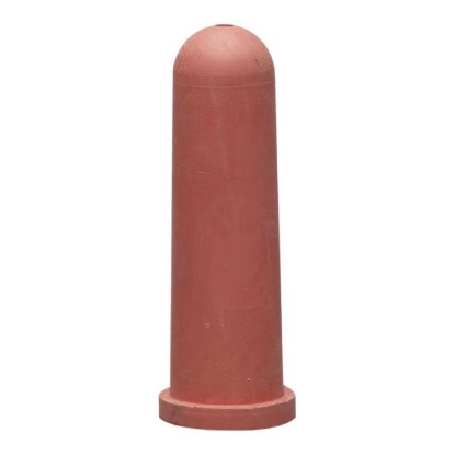 Afbeeldingen van Kalverspeen Hiko 100 mm rood met 4 mm gat 5 stuks