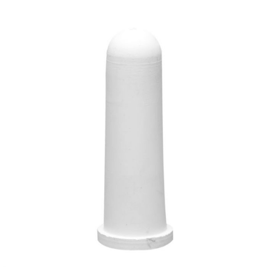 Afbeeldingen van Kalverspeen Hiko 100 mm wit met 2 mm gat 5 stuks