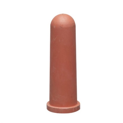 Afbeeldingen van Kalverspeen Hiko 100 mm rood met kruissnede 5 stuks