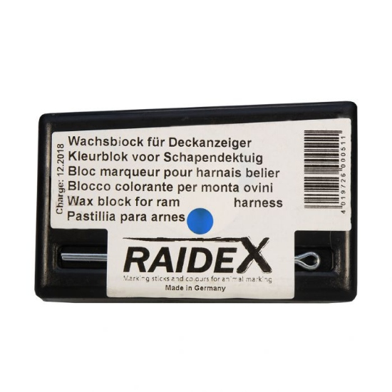 Afbeeldingen van Kleurblok metaal Raidex blauw