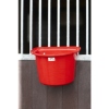 Afbeeldingen van Voerbak met ophangbeugel rood