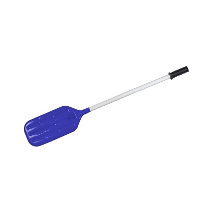Afbeeldingen van a.s Opdrijfpeddel blauw 105 cm met dikke steel