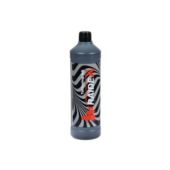 Afbeeldingen van Tatoeëerinkt zwart Raidex 1 liter