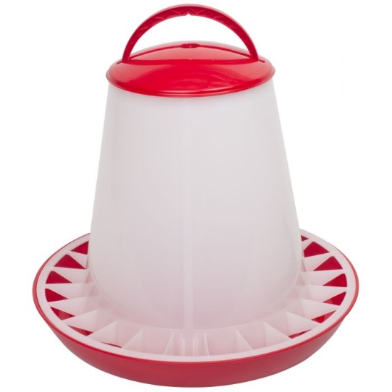 Afbeeldingen van Voerbak met deksel 10 kg