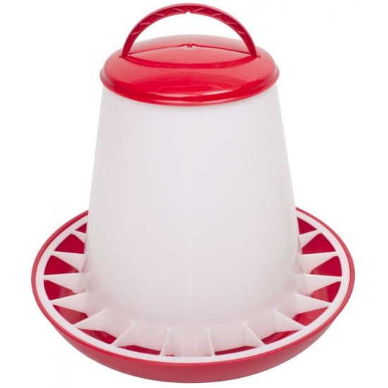 Afbeeldingen van Voerbak met deksel 6 kg