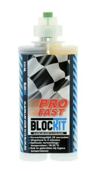 Afbeeldingen van Blockit Glue Pro-Fast 210ml NlFr