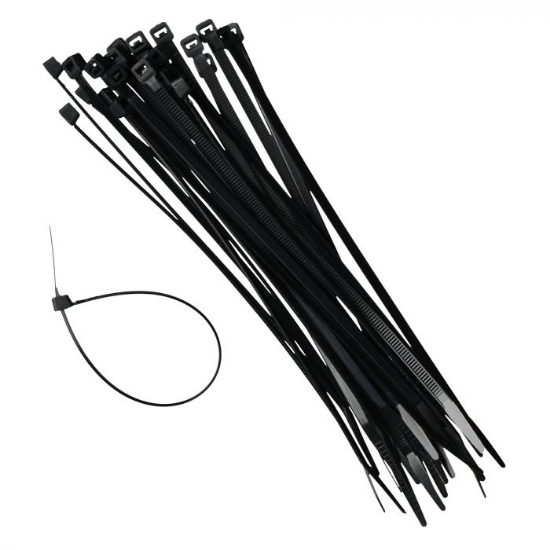 Afbeeldingen van Tie-wraps/ kabelbinder 200 x 4,8 mm Nylon 6.6 100 stuks