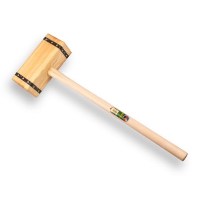 Afbeeldingen van Sleg hout met Atlas steel 100 cm