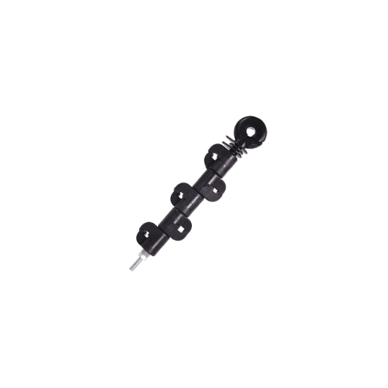 Afbeeldingen van Beginisolator plus-min M6 220 mm (6-isolatoren) 10 stuks