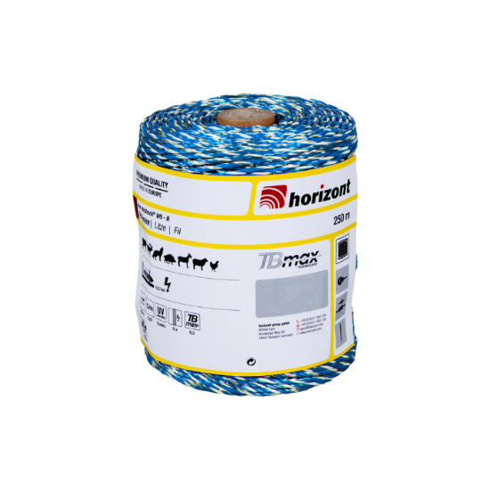 Afbeeldingen van Draad hotSHOCK W9-R wit/blauw