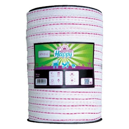 Afbeeldingen van Lint happy TLD T20 wit/lila VX