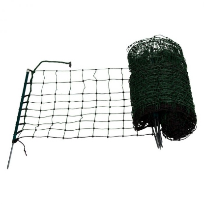 Afbeeldingen van Konijn/Kattennet groen 25m 50 cm