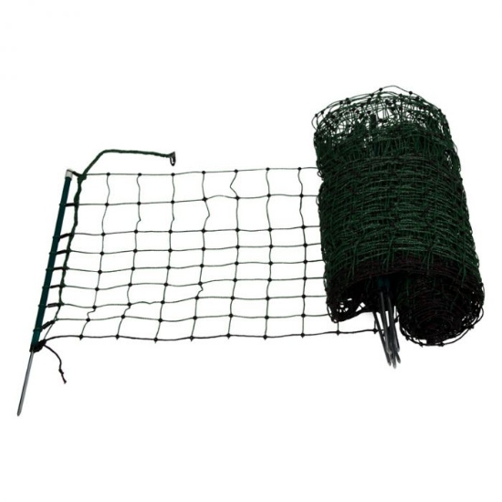 Afbeeldingen van Konijn/Kattennet groen 25m 50 cm
