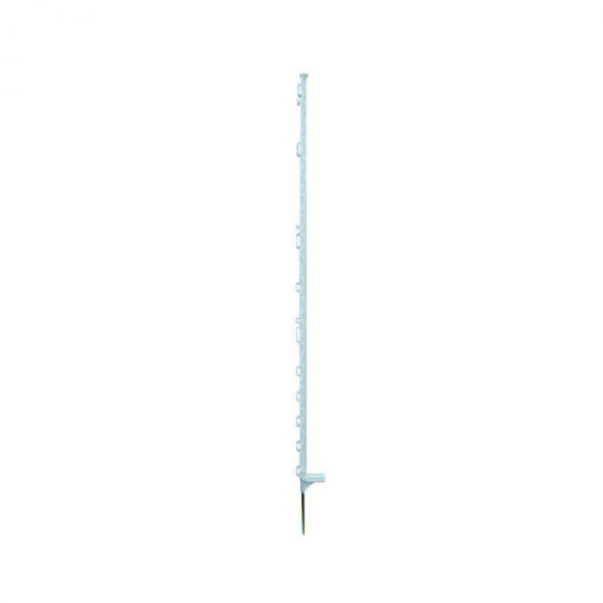 Afbeeldingen van Kunststofpaal EXTRA wit 169 cm 10 stuks