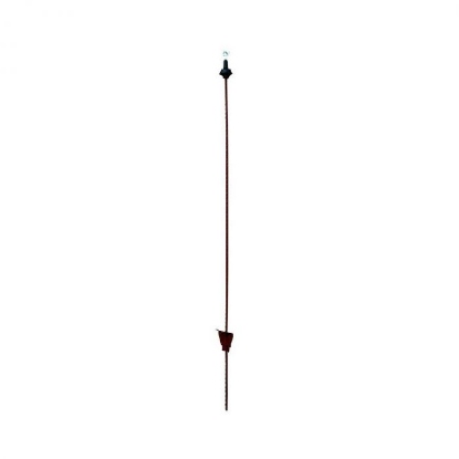 Afbeeldingen van Rantsoenpaal met metalen krul 105 cm 25 stuks