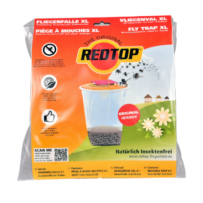 Afbeeldingen van RedTop vliegenval XL incl. lokmiddel
