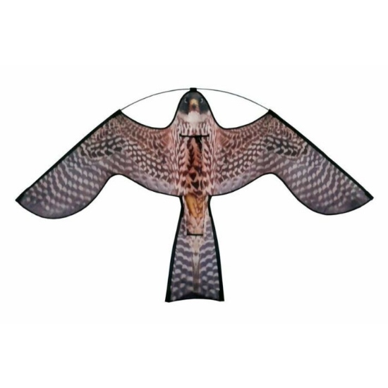 Afbeeldingen van Reserve vlieger vogelverschrikker Hawk Kite met roofvogelprint