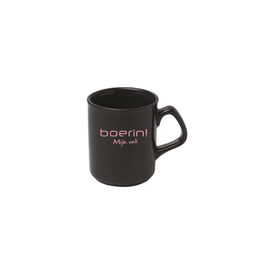 Afbeeldingen van Mok zwart 'Boerin! Mijn vak'