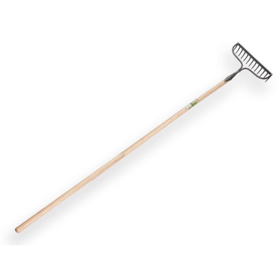 Afbeeldingen van Beugelhark De Wit 13 tands met essen steel 170 x 3 cm