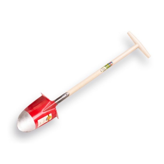 Afbeeldingen van Rondsteekspade bladmaat boven 16,5 cm met steel