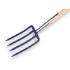 Afbeeldingen van Spitvork blauw 4-tands met Atlas steel 85 cm