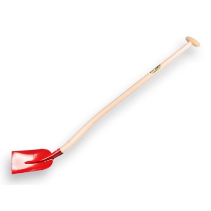 Afbeeldingen van Betonschop Rood gelakt 0 gehard, met Blijham dubbel gebogen 110 cm