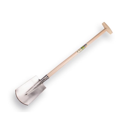 Afbeeldingen van Spade mini, gepolijst met essen steel 75 cm