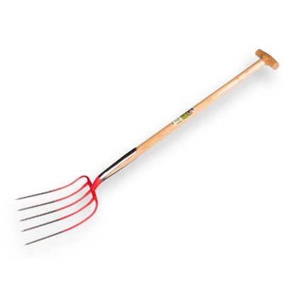 Afbeeldingen van Mestvork Offner 5 tands met dubbele veren en T-steel