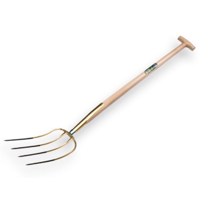 Afbeeldingen van Mestvork Offner 4-tands brons met Atlas steel 90 cm